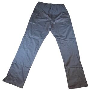 Cherokee Workwear Revolution Maternity Scrub Pants Tall Pewter Gray WW155T L